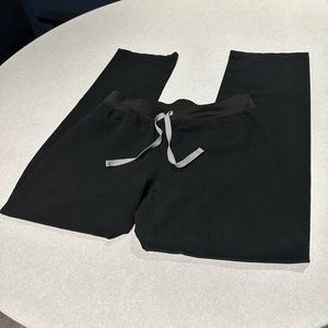 Figs Scrub Pants Size Small Black